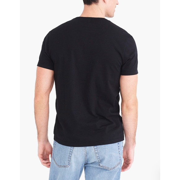 J. Crew NWOT Slim Washed Short Sleeve Round Neck Jersey Pocket Tee Black Large - Picture 2 of 5